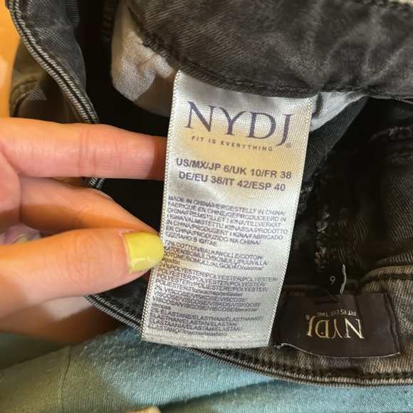 NYDJ barbara bootcut gray jeans size 6 - Picture 5 of 6